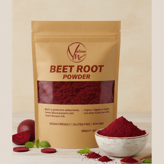 Natural Beetroot Powder 100g | For Glowing Skin, Pink Lips, Healthy Hair & Daily Nutrition | Pure And Organic Drink Mix Superfood