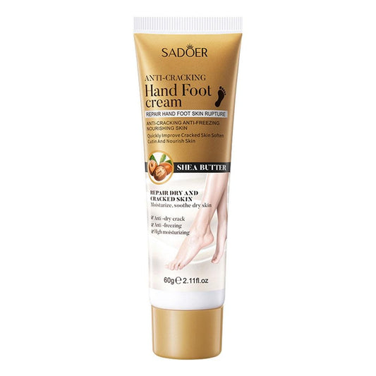 Sadoer Hand Foot Cream – 60gram Hand Foot Cream Moisturizing Calluses Dead Skin Repair Rehydration Soften Cuticle Smooth Restore Feet Care Products